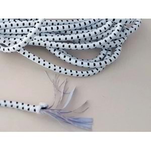 Lastikli İpek Halat-Esnek İskota Halat 6 mm