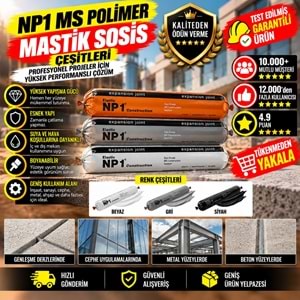 NP1 Ms Polimer Mastik Sosis 570ml Beyaz