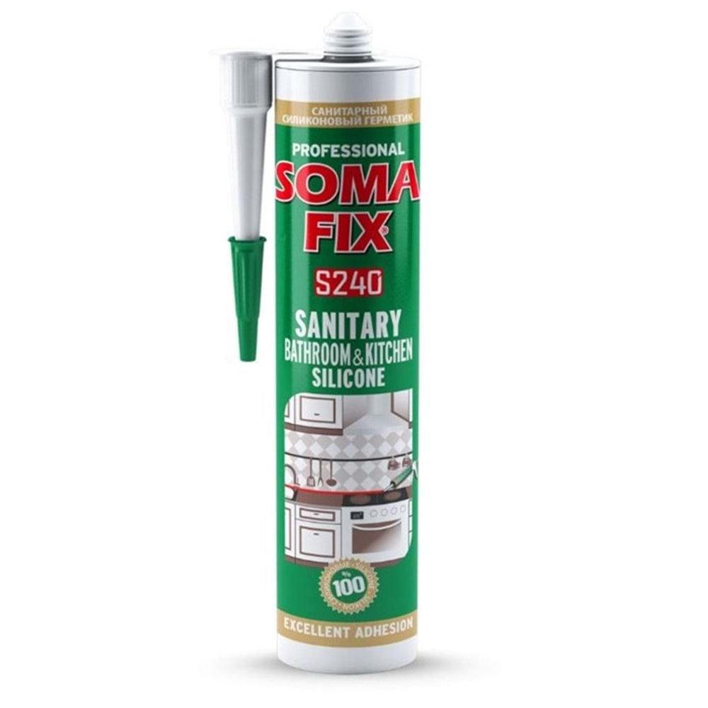 Somafix Banyo Mutfak Silikonu Şeffaf 280ml