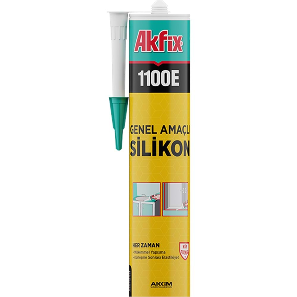 Akfix 1100E Silikon Kahverengi 280gr