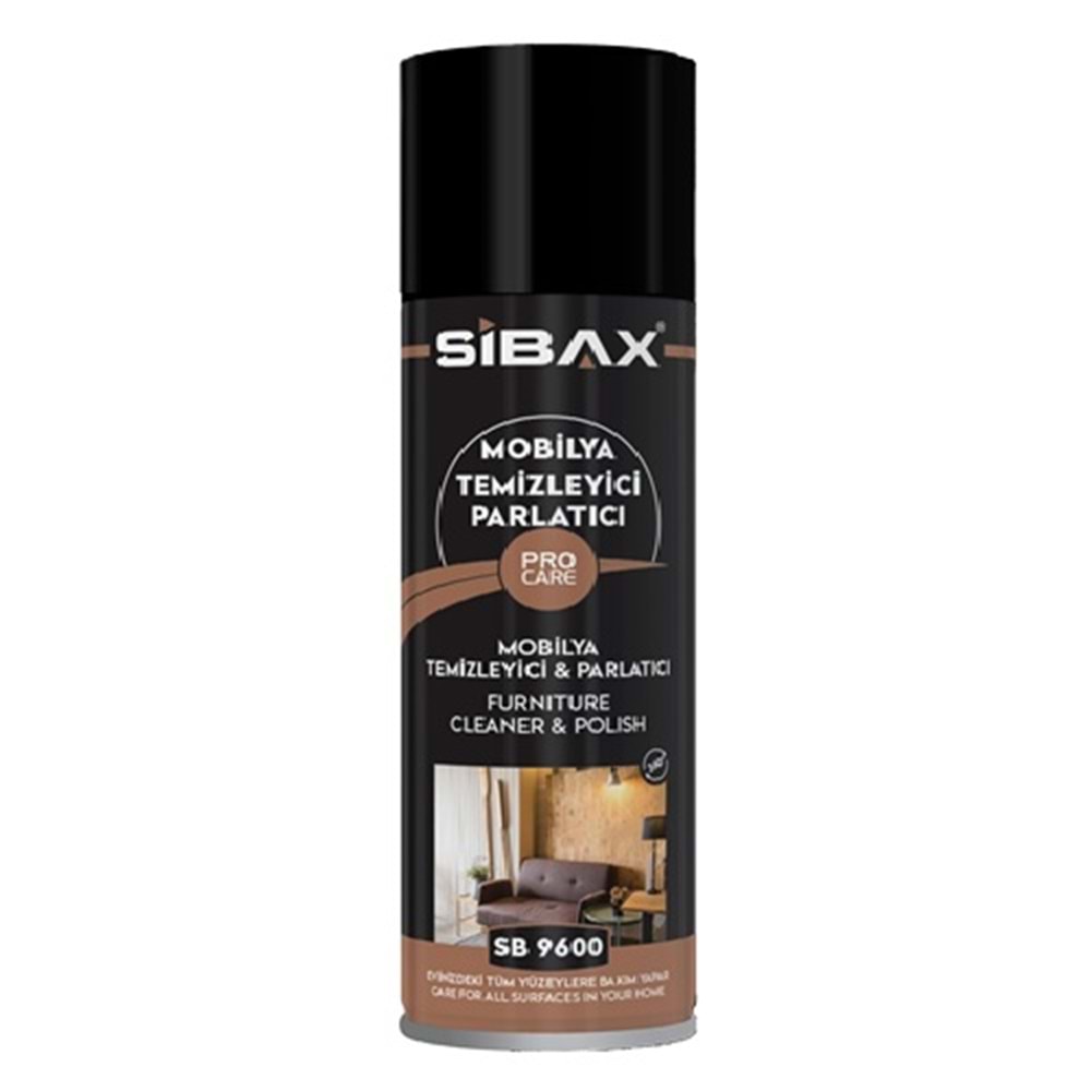 Sibax Mobilya Temizleyici Parlatıcı Sprey 250ml
