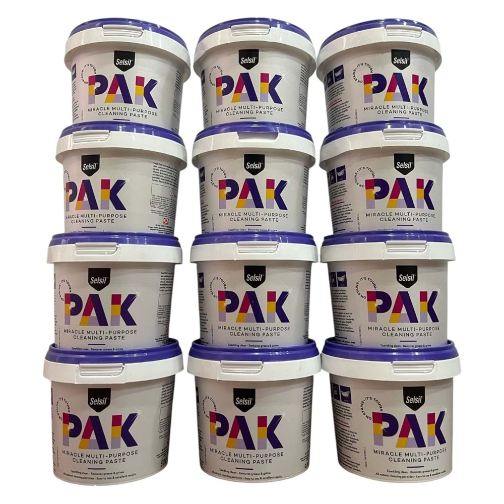 Selsil PAK Krem Genel Amaçlı Mucize Temizleyici 500gr (12AD)