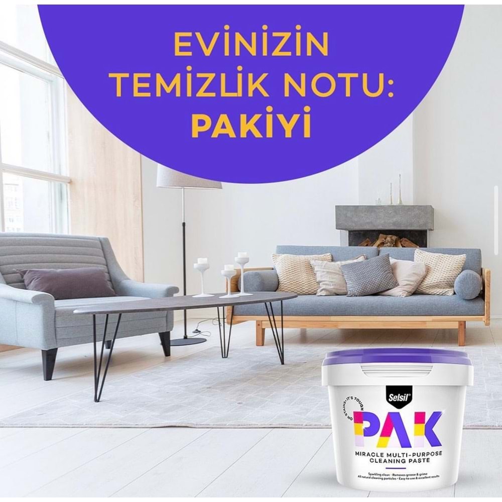 Selsil PAK Krem Genel Amaçlı Mucize Temizleyici 500gr (12AD)