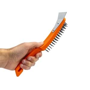 Sfd Ispatulalı Çelik Tel Fırça Metal Kazımalı 270mm