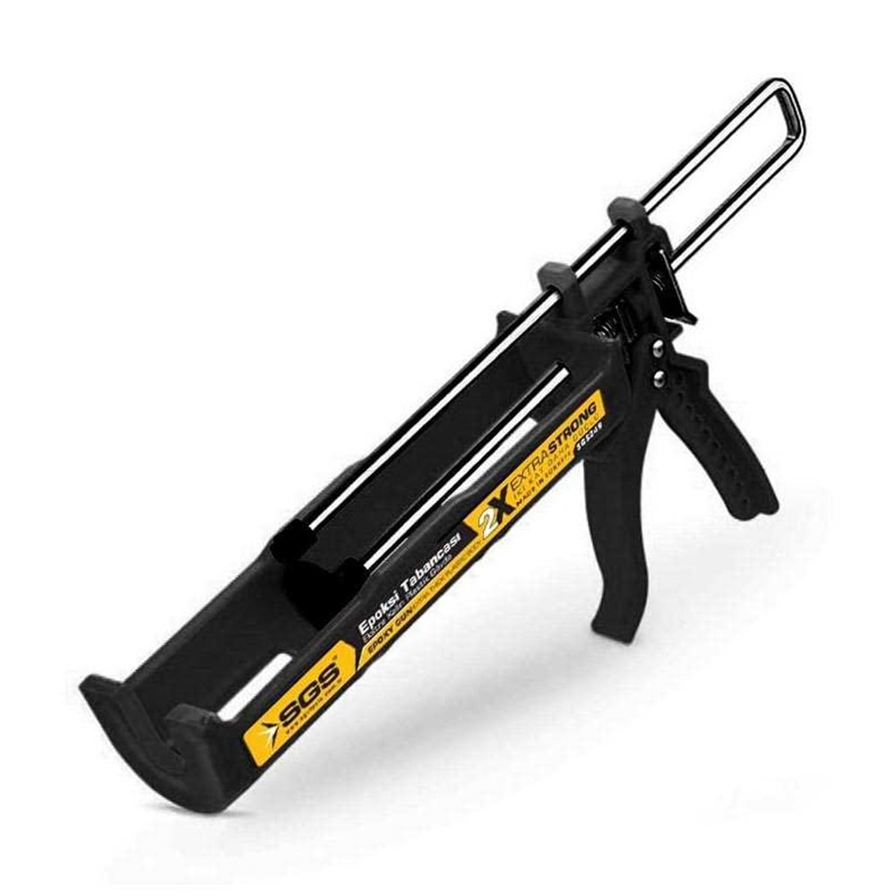 SGS Kimyasal Dübel Tabancası Epoksi Tabanca Kalın Pvc Siyah 345ml