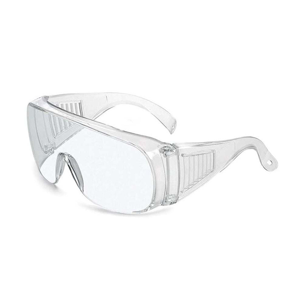 SGS Cover Gözlük Koruyucu Gözlüğü Şeffaf
