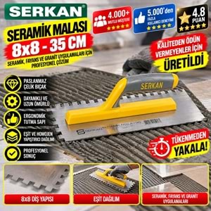 Serkan Seramik Malası 8x8-35cm