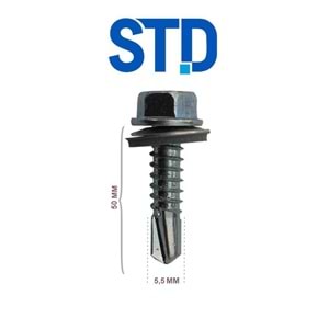 STD Trapez Çatı Vidası 5.5x50