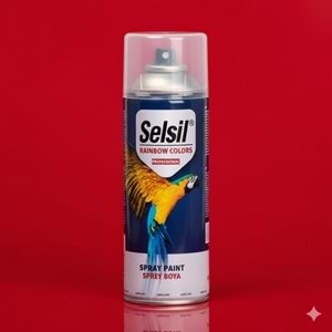 Selsil Sprey Boya Trafik Kırmızı 400ml RAL3020
