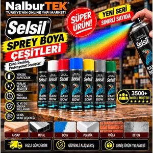 Selsil Sprey Boya Alüminyum Gri 400ml RAL9007