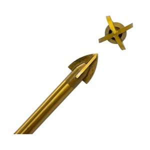 Titex Bits Saplı Cam Seramik Fayans Delme Matkap Ucu 10mm