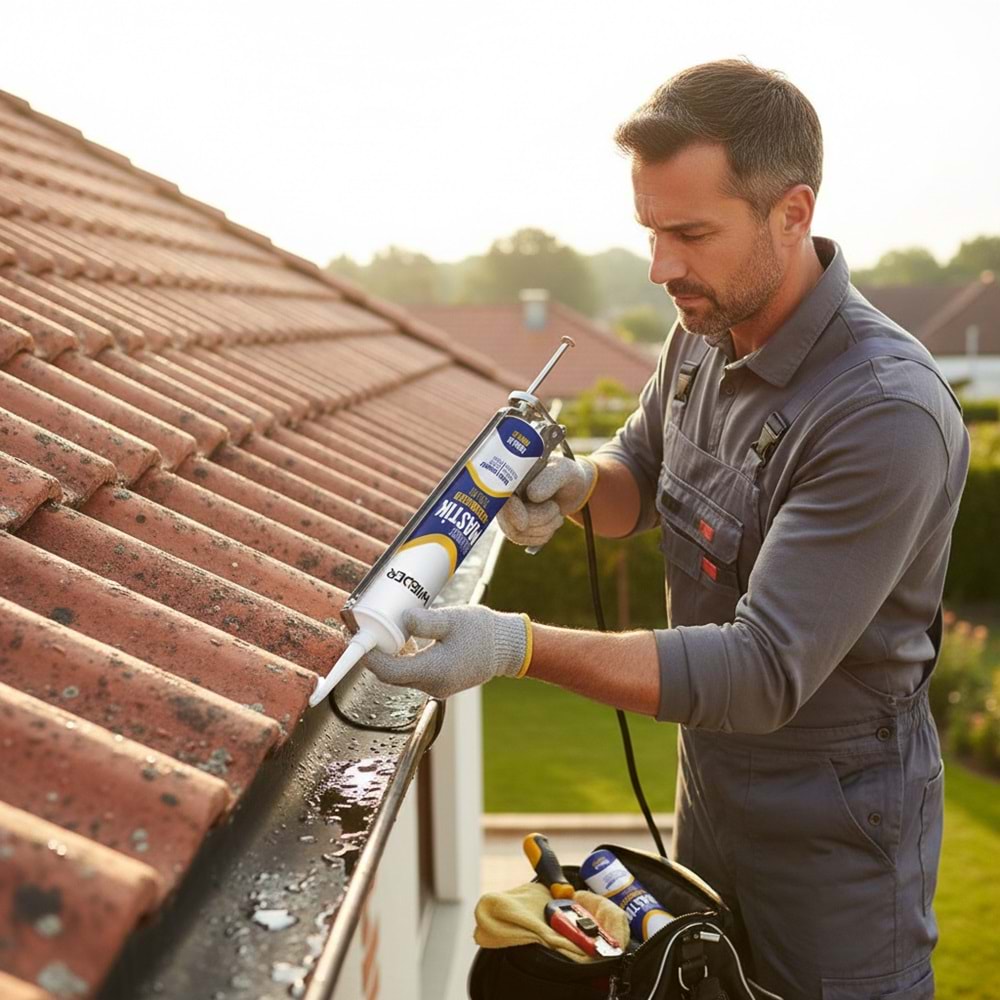 Wieder Silikonize Mastik Siyah 450gr