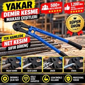 Yakar Demir Kesme Makası 14mm