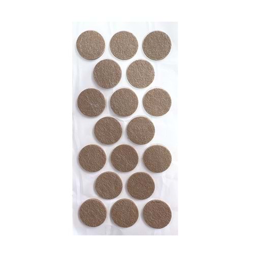 Zemin Koruyucu Yapışkanlı Keçe 30x30mm Yuvarlak