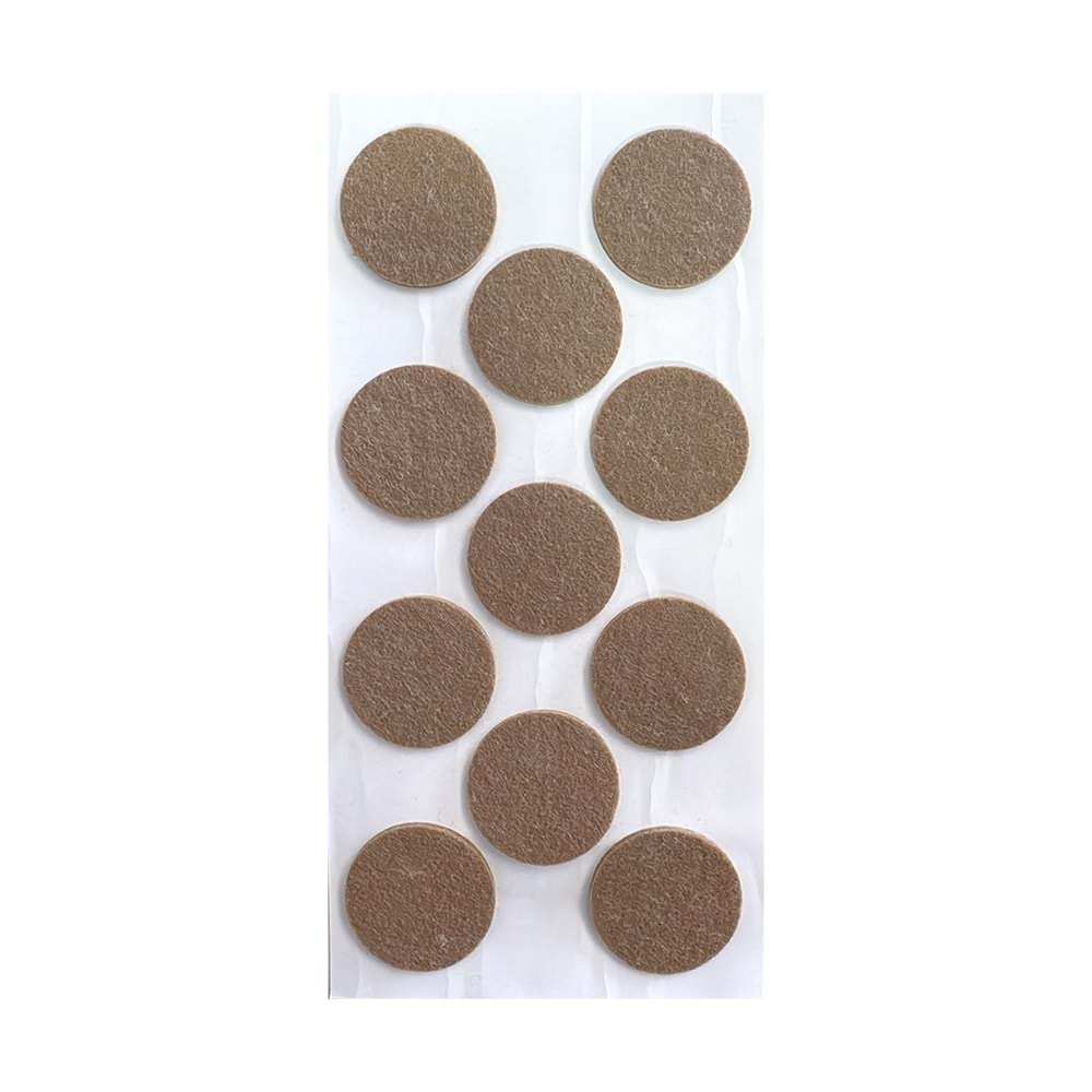 Zemin Koruyucu Yapışkanlı Keçe 40x40mm Yuvarlak